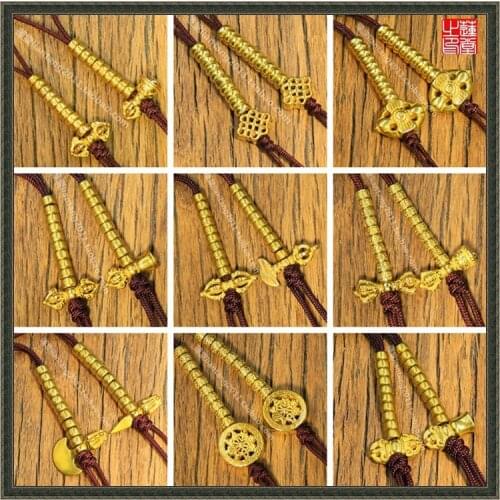 Tibetan Mala Counters Brass Buddhist Prayer Beads Counters Copper Tibetan Malas Counters