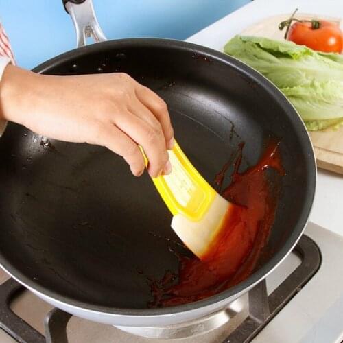 High Quality 1Pc Non-Stick Silicone Oil Pot Scraper Butter Spreader Cooking Tools Kitchen Accessories