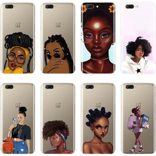 TPU Back Cover For OnePlus 3 3T 5 5T 6 6T Black Girl Magic Melanin African Soft Silicone Phone Case For One Plus 3 3T 5 5T 6 6T