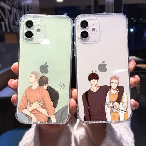 19days anime love Phone Case Transparent for iPhone Samsung A S 11 12 6 7 8 9 30 Pro X Max XR Plus lite Clear mobile bag