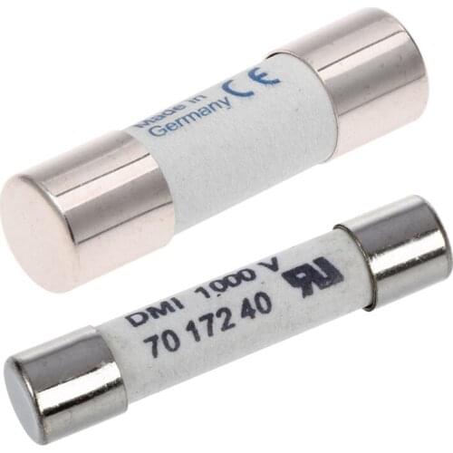 Hot TTKK 2 Pcs 1000V White Ceramic Fuse For Multimeter, 1 Pcs 6.3 X 32Mm & 1 Pcs 10 X 38Mm