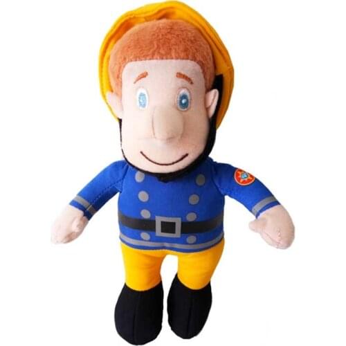 23cm Anime Ragdoll Fireman Sam Plush Toys Doll Peluche Pillow Baby girls boys Kids Birthday Party Gift Home Car Sofa display