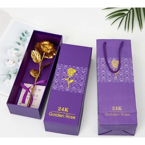24K Foil Plated Rose Gold Rose Valentines Day Gift Lasts Forever Love Wedding Decor Lover Lighting Rose Wedding Decor Flower
