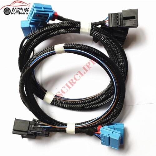 4 Pcs/set For VW Golf 7 R Mounting Golf 7.5 2017 Flowing water LED Dynamic Sequential taillight cable wire Harness adapter