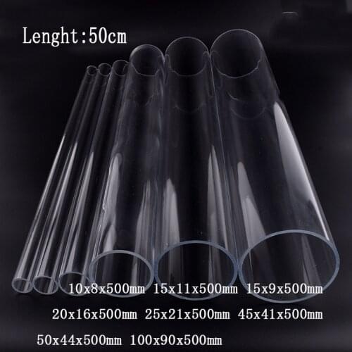 1pcs acrylic transparent tube, 100x95x200mm Perspex tube, used for garden irrigation pipe joint