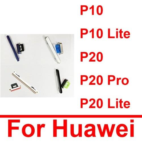 Volume + Power On Off Side Buttons For Huawei P20 PRO Lite Power Volume Control Switch Side Keypad Replacement Repair Parts