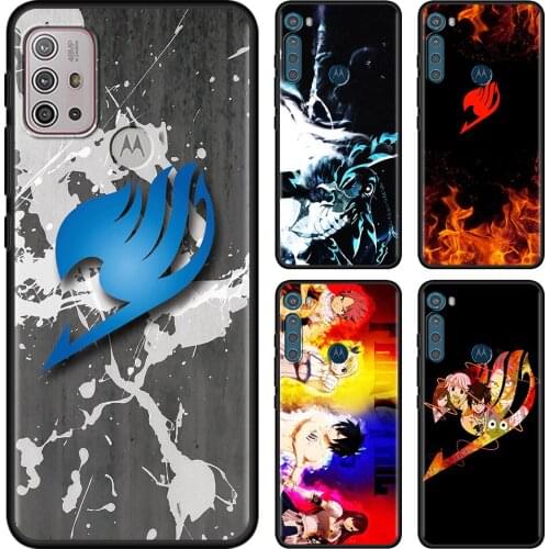 Phone Fundas For Motorola G30 G10 G9 G8 Power Lite Plus Play G Stylus One Fusion Hyper Edge E6s Case Fairy Tail Cover Shell
