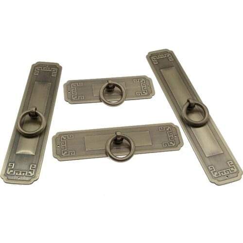 Chinese antique simple drawer knob furniture hardware wardrobe cabinet shoe door handle closet retro cone pull