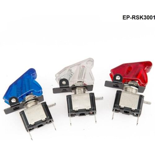 Racing Switch Kit Car Electronics/Switch Panels-Flip-up Start/Ignition/Accessory transparent For BMW MINI Cooper S R5 EP-RSK3001