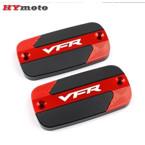 For Honda VFR 800/800X Crossrunner/800F/1200X Crosstourer VFR800 Motorcycle Accessories Front Brake Fluid Reservoir Cover Caps