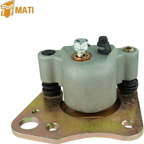 Left Front Brake Caliper Assembly for ATV Polaris Ranger ACE 500 570 EM1400 GAS 400 800 ETX with Pads 1912119 1912490 1912616