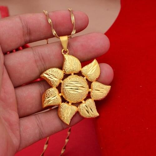 Gligli Small Necklaces For Women/Girl Gold Color Pendant Thin Chain Jewelry Ladies Festival Gift