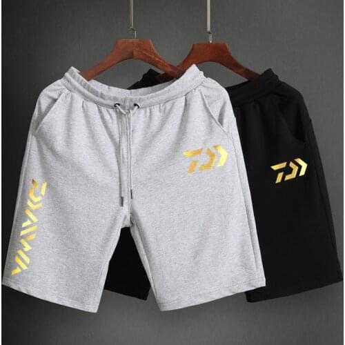 M-5XL Daiwa Big Size Men Fishing solid Short Pant Summer Outdoor Hiking Climbing Sports shorts Fishing Clothing Trousers