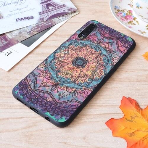 Mandala Mandala Print Soft Silicone Matt Case For Samsung Galaxy S Note and Galaxy A