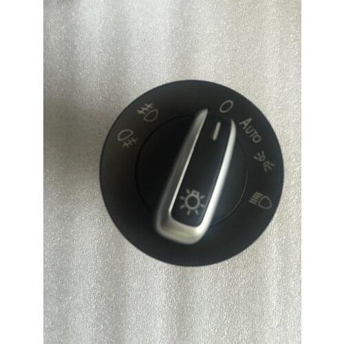 New AUTO Chrome Euro Headlight Fog Light Width Lamp Switch Control For VW Jetta Golf GTI MK5 MK6 Passat B6 B7 Rabbit Tiguan EOS