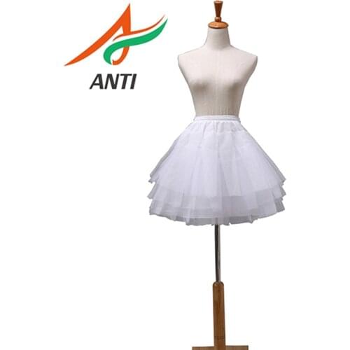 ANTI Flower Girl Dress A-Line Petticoat Children Wedding Accessories Vestido Underskirt Elastic Waist Drawstring In Stock