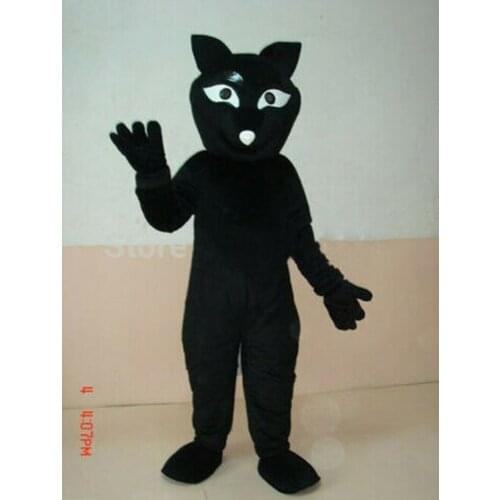Fox Mascot Costume New Cute White or Black Cat Fursuit Advertising Performance Birthday Party Cosplay Unisex Gift
