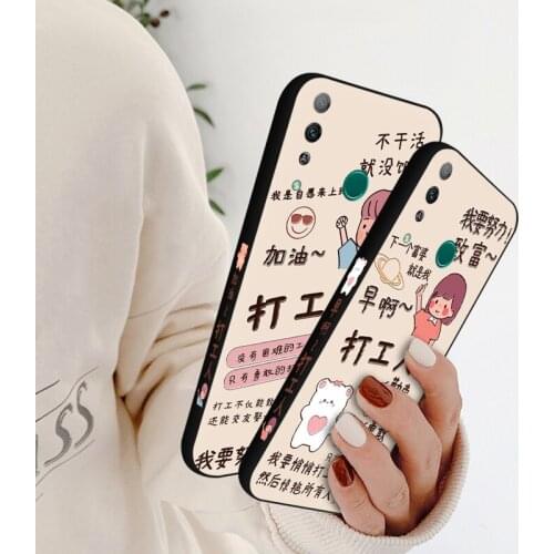 Cute Cartoon Silicone Case For Huawei Honor Play 3 3E 4T 4 Pro Funny Boy Fashion TPU Back Cover For Huawei Honor 7C 7A Pro