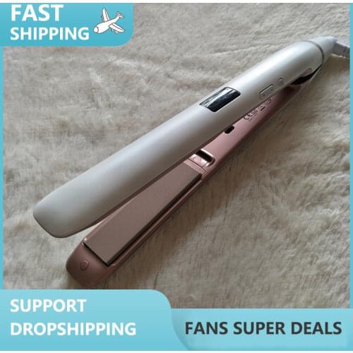 Hair Straightener Hair Curling Iron,Hair Curler Straightener Flat Iron for Hair Straightener and Curler 2 in 1 for All Hair