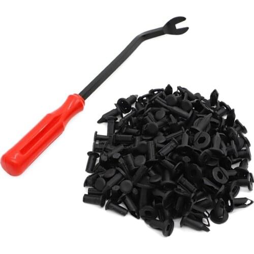 100x Polaris UTV Plastic Fender Clips/Body Rivets for Polaris Predator Rangers RZR Scrambler Sportsman W/ Removal Tool