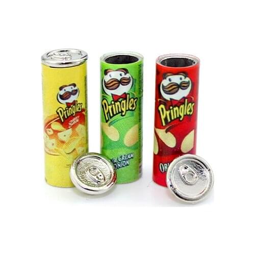3 Pcs Mini Potato Chips 1/12 Dollhouse Miniature Food Doll Toy Kitchen Toy For Ob11 Accessories