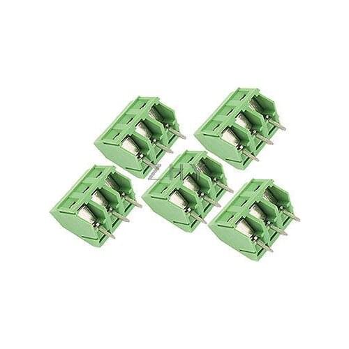 5 Pcs 3 Pin 5.08mm Pitch PCB Screw Terminal Block Connector 30A