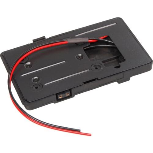 Battery Back Pack Plate Adapter for Sony V-shoe V-Mount V-Lock Battery External for DSLR Camcorder Video Light