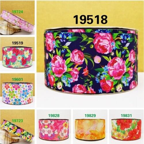 Free shipping 10 yards butterfly printed grosgrain 3 inch ribbon for hair bows 19518