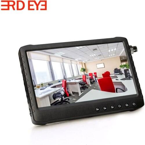Shipping free Portable 7inch 1080P hybrid AHD/TVI/CVI/CVBS CCTV test monitor