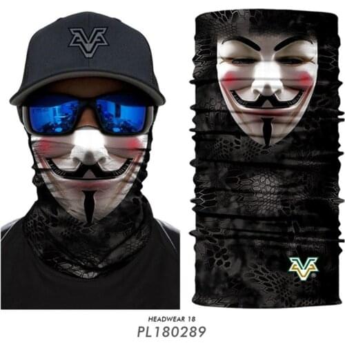 Quick-Dry Camping Bandanas Neck Warmer Face Mask Sand control Motor Balaclava Fishing Scarf Hunting For Bicycle Cycling