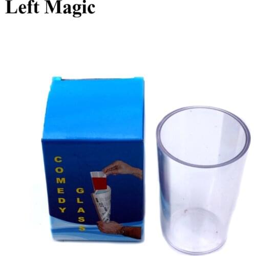 Comedy Glass In Paper Cone-Magic Tricks Comedy Stage Gimmick Accessories Mentalism Funny Illusion Magic Props