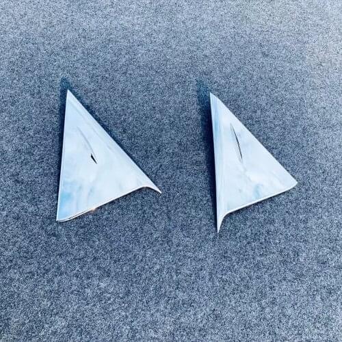 For Toyota Yaris Cross 2020 2021 ABS Chrome Exterior Car Auto Rear Window Tailgate Spoiler Trims Cover Frame Sticker Styling