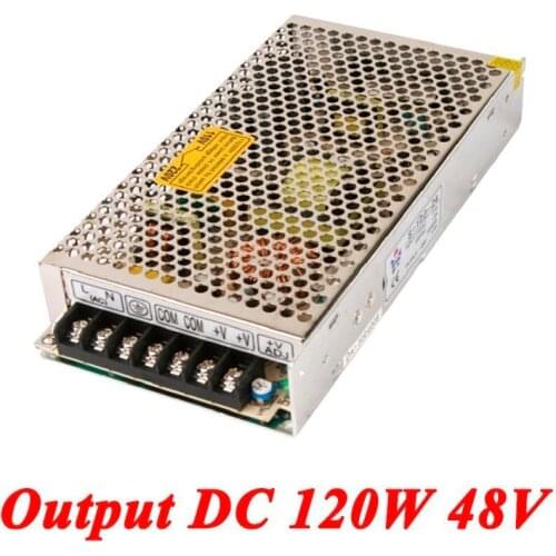 Switching power supply 120W 48v 2.5A,Single Output voltage converter for Led Strip,AC110V/220V Transformer to DC 48V