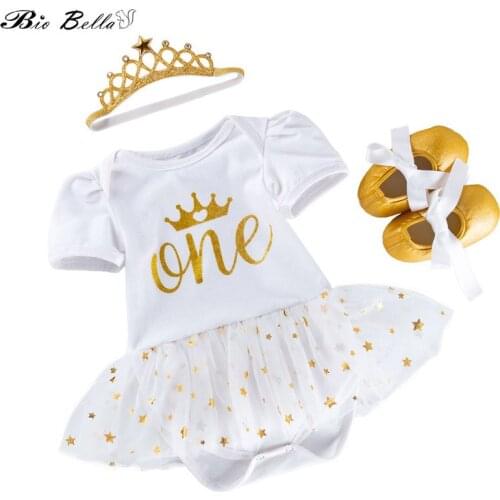Infant Baby Girls Summer Clothes Set First Birthday Party High Quality Clothing 3Pcs Newborn Baby Set Clothes Girls Outfits Suit