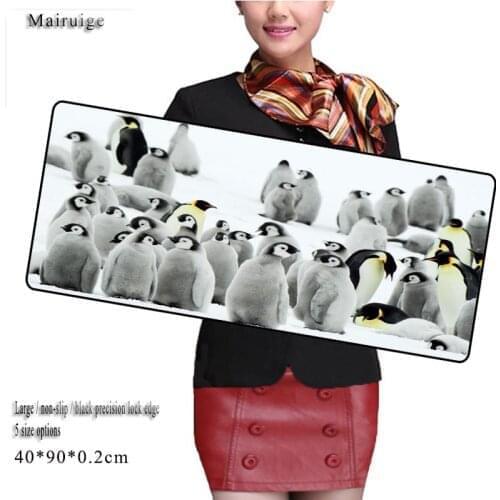 Mairuige Shop Penguin Animals Customized Locking Edge Mouse Pad By Yourself,Customizing Customized Anime Mouse Pad Free Shipping