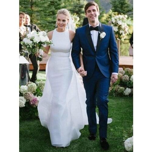 ANNIEBRITNEY Navy 2 Piece Slim Fit Men Formal Suit Tailor Made Groom Wedding Tuxedo 2 Piece Prom Wedding Business Men Suit Set