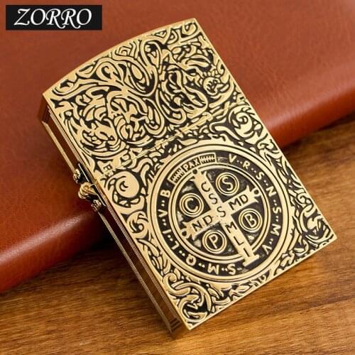 Limited ZORRO Personalized Extra Large Kerosene Lighter Constantine Creative Heavy Helmet Smoking Accessories Gift for Men Cool