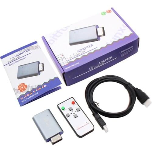 For GameCube Plug And Play Eliminate chromatic aberration HDMI-compatible Converter Adapter
