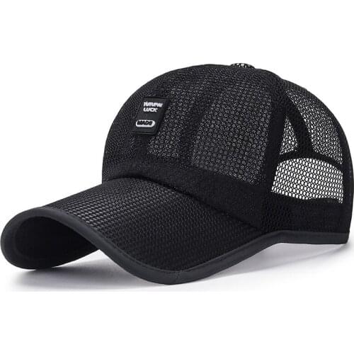 Simple Arrival Adult Unisex Mesh Baseball Caps Adjustable Cotton Breathable Comfortable Sunshade Sun Hat Snapback Caps Gorras