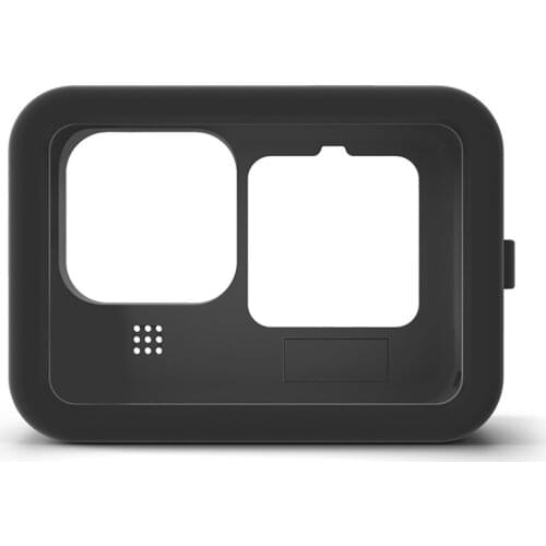 Silicone Frame Housing Case Washable Shockproof with Lens Cover for GoPro HERO9 Action Camera