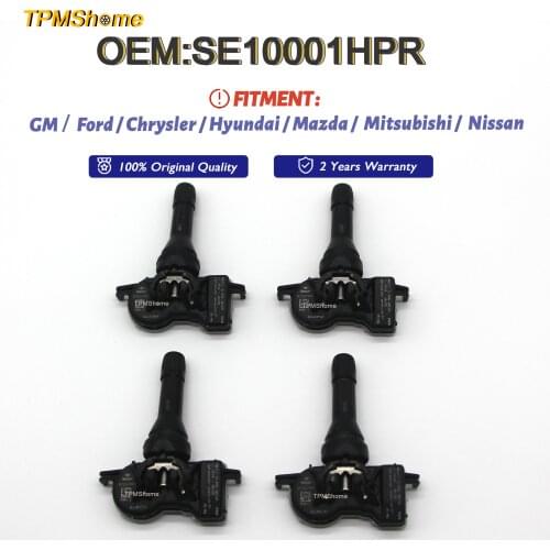 SE10001HPR VDO Universal TPMS Sensor 315MHz Tire Pressure Monitoring System For GM Ford Chrysler Hyundai Mazda Mitsubishi Nissan