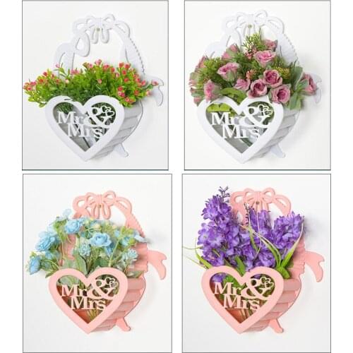 Nordic creative simulation flower basket wall hanging flower pot hanging flower basket Home Garden Wall Decoration ornaments