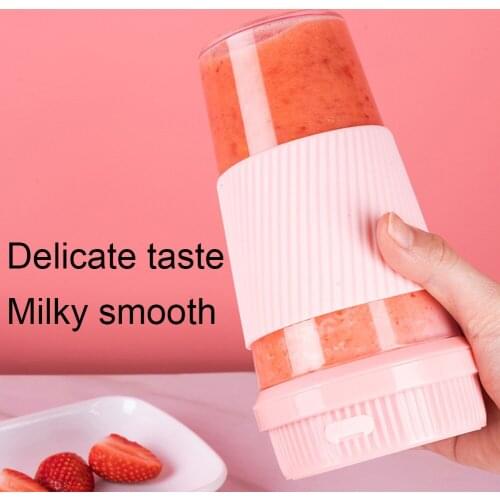 300ml Mini Portable Electric Fruit Juicer USB Rechargeable Smoothie Maker Blender Machine Sports Bottle Juicing Cup Dropshipping