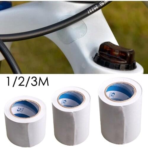 Bike Bicycle Frame Protection Stickers Tape 1M Bike Bicycle Frame Protector Clear Wear Surface Transparent Tape Film Tools