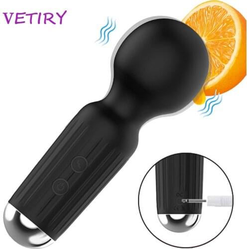 VETIRY Dildo Vibrator AV Stick Vagina Vibrator Sex Toys For Women Clitoris Stimulator Female Masturbation G Spot Adult Products