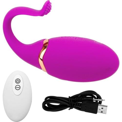 Sex Toys for Women Clitoris Stimulate USB charging 10 Speed Fish Tail Jump Egg Vibrator Wireless Remote Control Vibrating Egg
