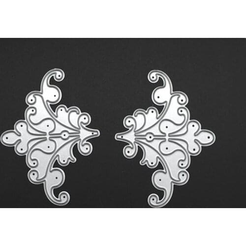 YLCD473 Couple Flower Metal Cutting Dies For Scrapbooking Stencils DIY Album Cards Decoration Embossing Folder Die Cutter Mold