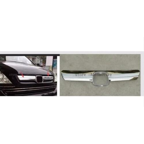 1pcs FOR Honda CRV CR-V 2007 2008 2009 Chrome Front Grille Around Trim Racing Grills Trim
