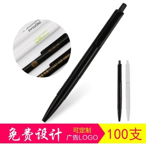 100pcs promotional plastic pen; OEM cheap pens; ballpoint pens; customized logo plastic pens mo17