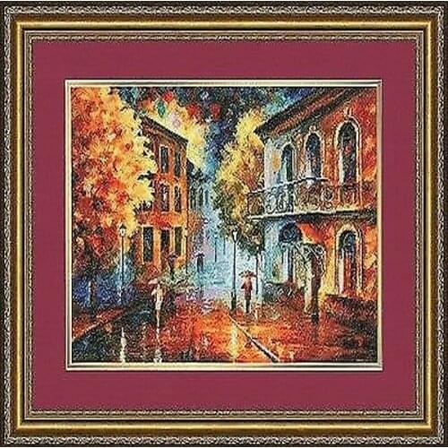2020 Customized Embroidery Autumn Evening Cross Stitch Back Stitch with 14CT Aida Counted Canvas&Free Shipping for Home Decor